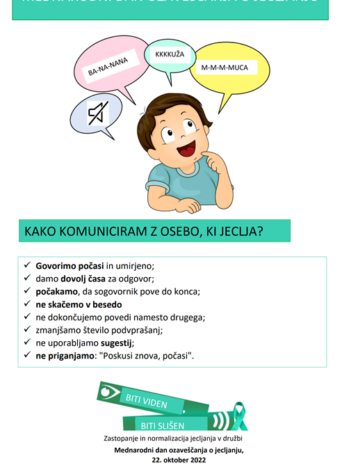 Mednarodni dan ozavšečanja o jecljanju